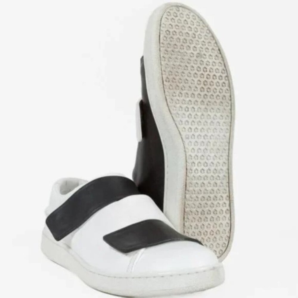 Acne Studios Black and White Triple Lo Yin Yang Sneakers - Picture 4 of 9